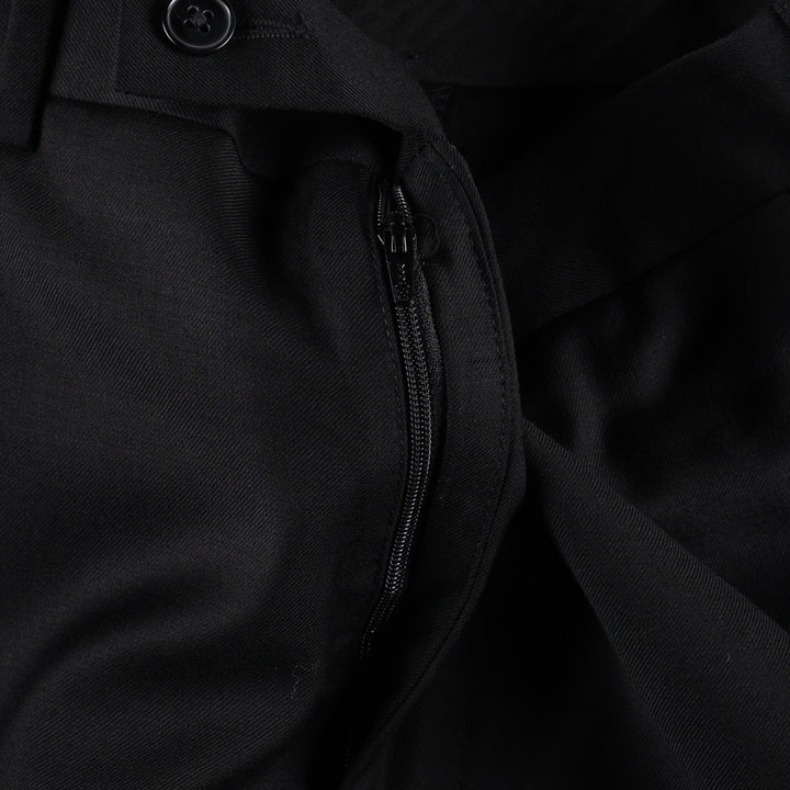 Calvin Klein slim fit wool trousers/slacks for men, equivalent to size W32. wool black type Vintage Second Hand