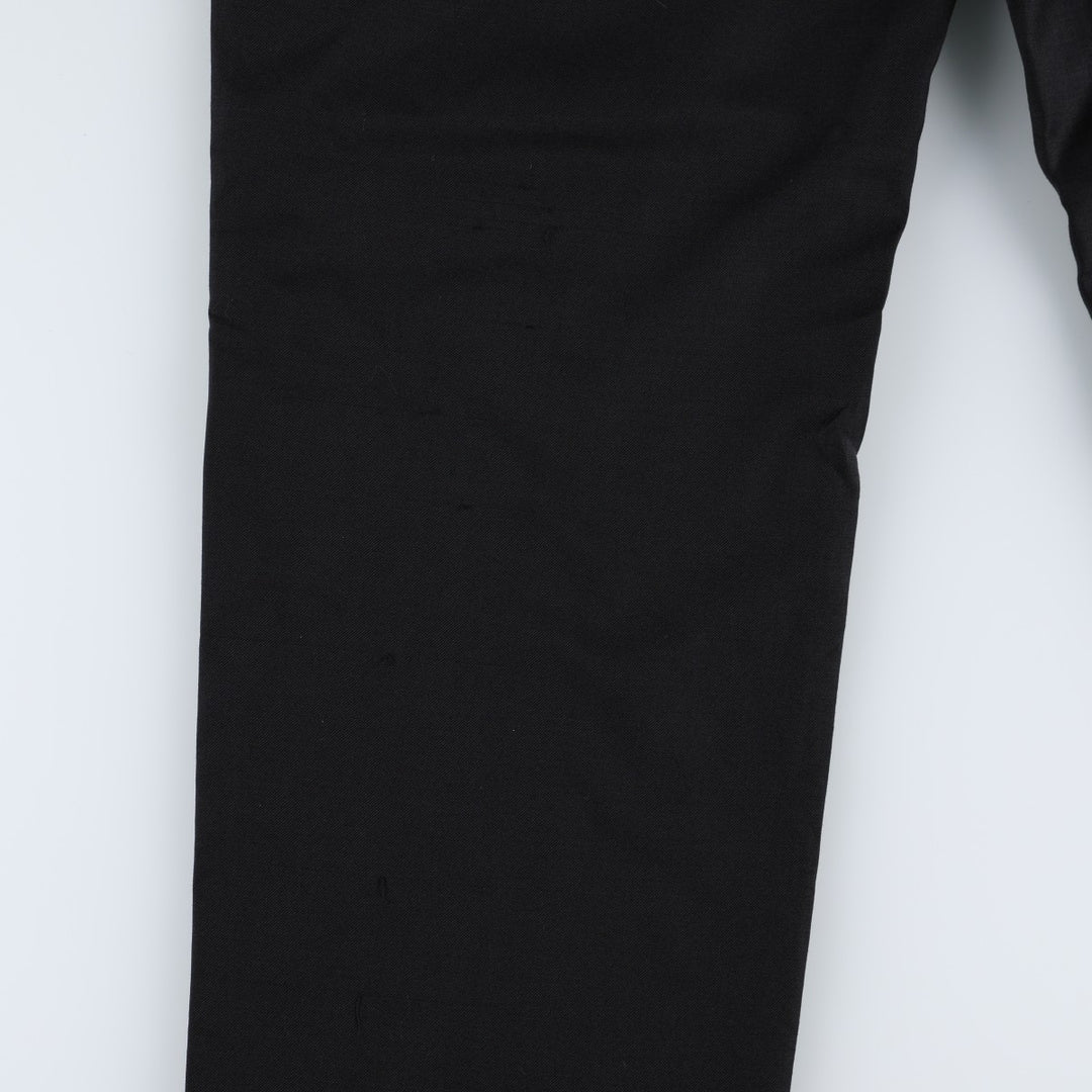 Calvin Klein slim fit wool trousers/slacks for men, equivalent to size W32. wool black type Vintage Second Hand