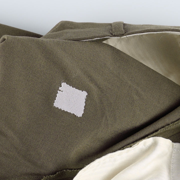 Ralph Lauren LAUREN Two-pleat Wool Pants, Men's Slacks, Size W37 wool Khaki type Vintage Second Hand