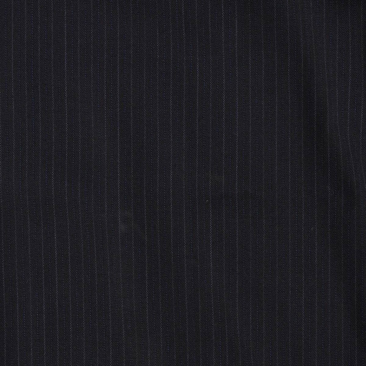 Brooks Brothers ESTABLISHED 1818 One-Pleat Stripe Pattern Wool Trousers, Men's Size W32 (approx.) wool black type Vintage Second Hand
