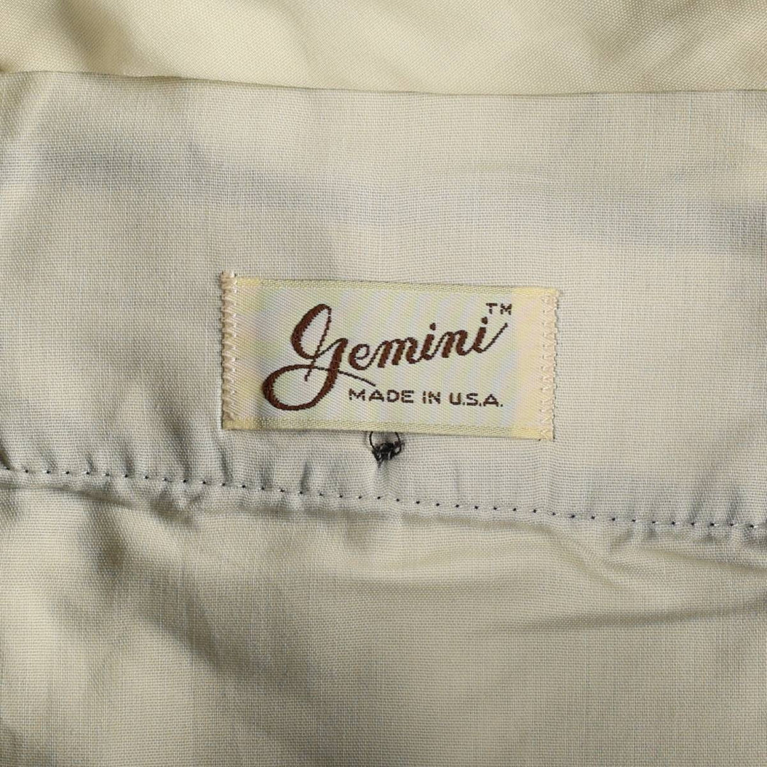 70s-80'S HIGGINS Gemini slacks, made in USA, men's size W32 (approx.) unclear black type Vintage Second Hand