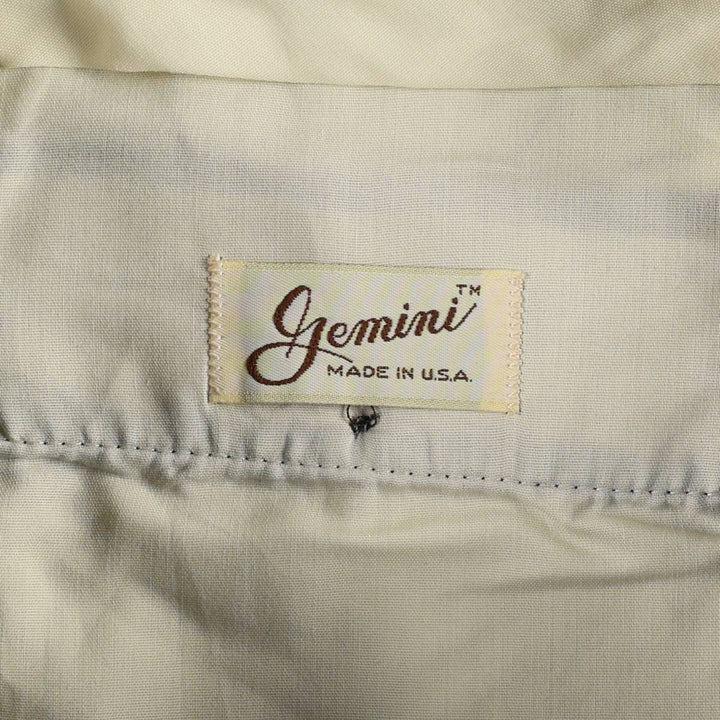 70s-80'S HIGGINS Gemini slacks, made in USA, men's size W32 (approx.) unclear black type Vintage Second Hand