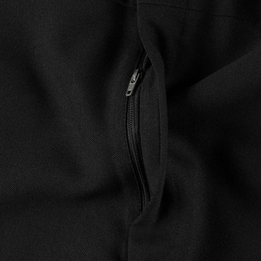 70s-80'S HIGGINS Gemini slacks, made in USA, men's size W32 (approx.) unclear black type Vintage Second Hand