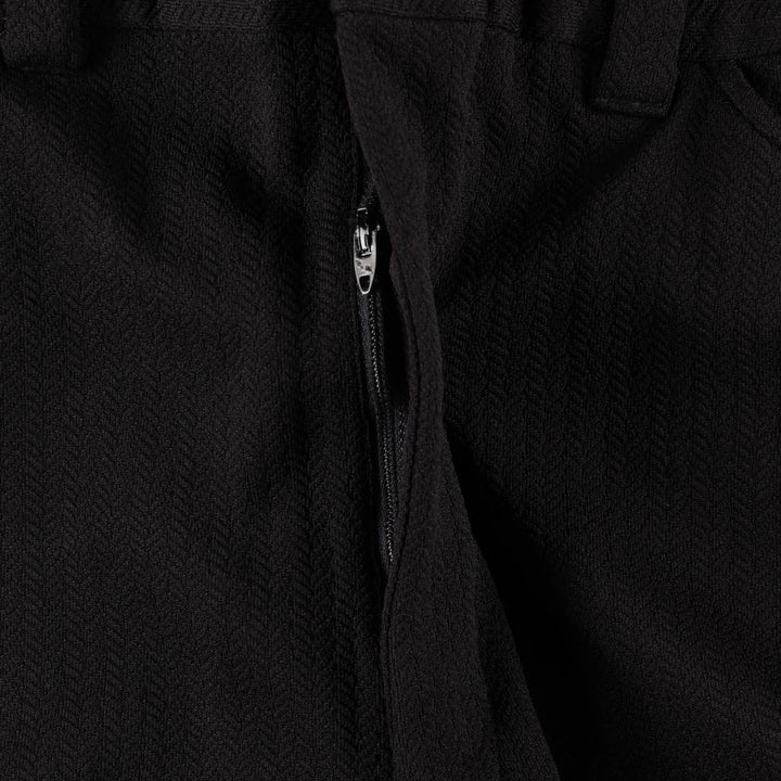 1970'S McGREGOR Herringbone Flare Pants, Men's Size W36 (approx.), Vintage polyester black type Vintage Second Hand