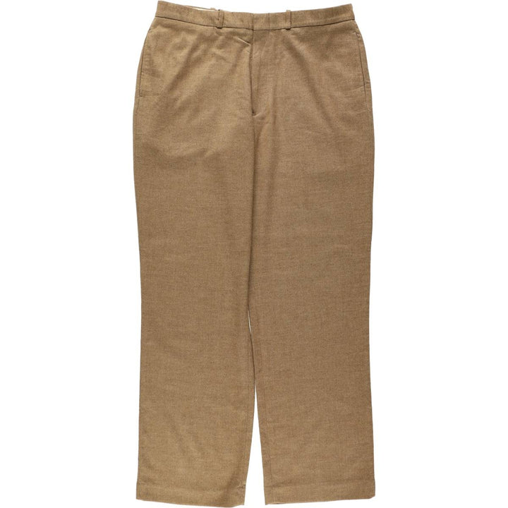 Ralph Lauren POLO by Ralph Lauren slacks pants, men's size W36 (approx.) polyester brown type Vintage Second Hand