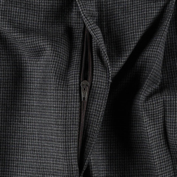Ralph Lauren LAUREN Check Pattern Houndstooth Pattern Two-Pleat Wool Trousers Slacks Men's W31 (approx.) wool gray type Vintage Second Hand