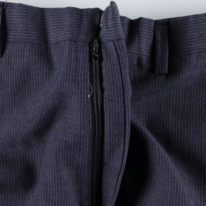 90'S Vintage Striped Slacks, Men's Size W33 unclear Charcoal Vintage Second Hand