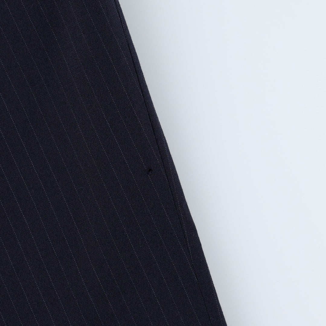1990'S Brooks Brothers Stripe Pattern Slacks Pants, Men's W35 (approx.), Vintage unclear navy blue type Vintage Second Hand