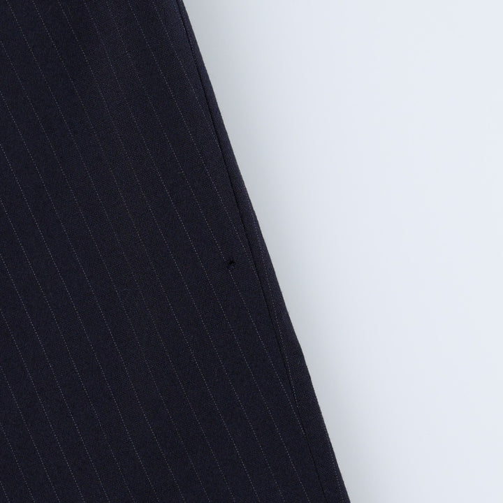 1990'S Brooks Brothers Stripe Pattern Slacks Pants, Men's W35 (approx.), Vintage unclear navy blue type Vintage Second Hand