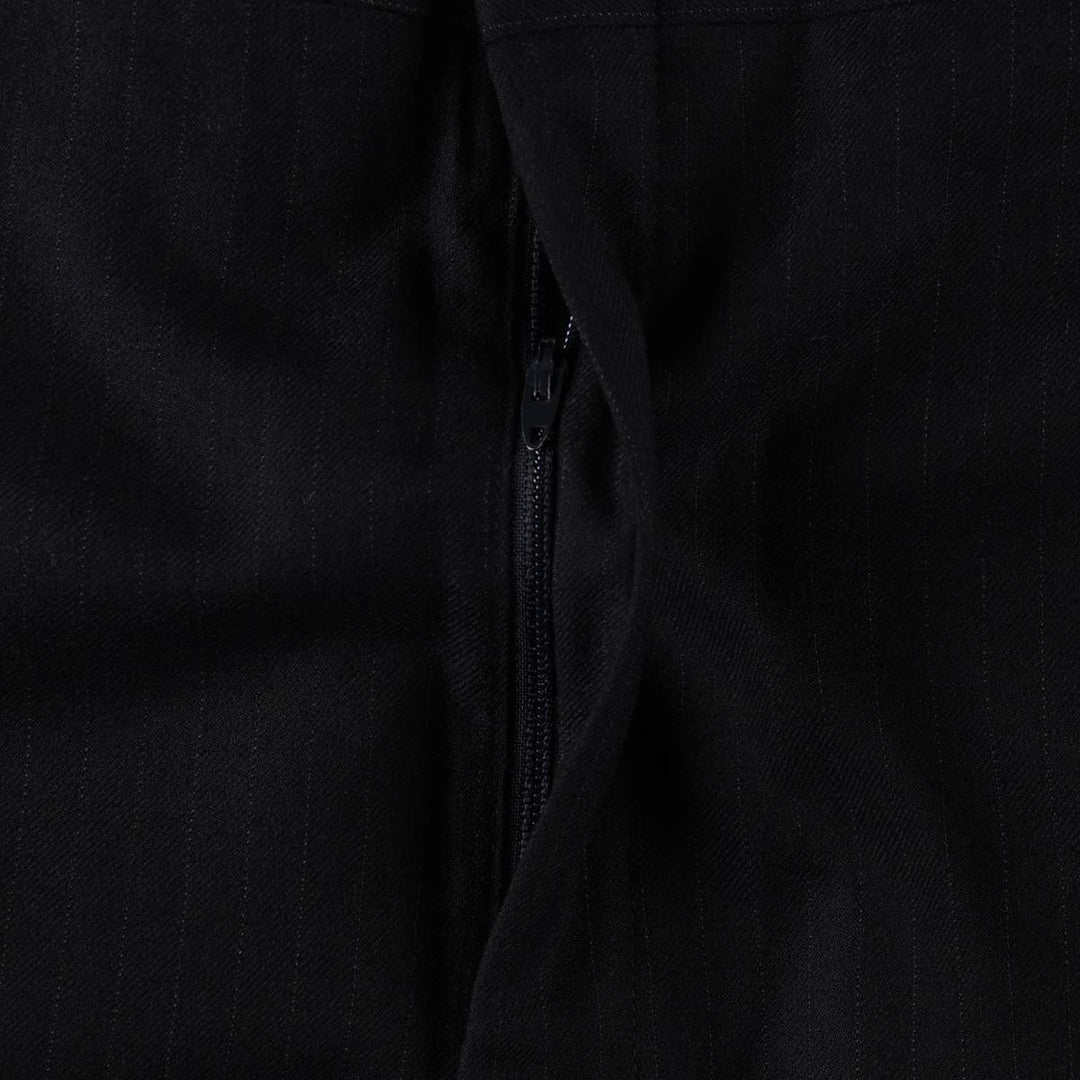 ~90'S Striped Pattern Slacks Pants, Made in USA, Men's W35 (approx.), Vintage unclear navy blue type Vintage Second Hand