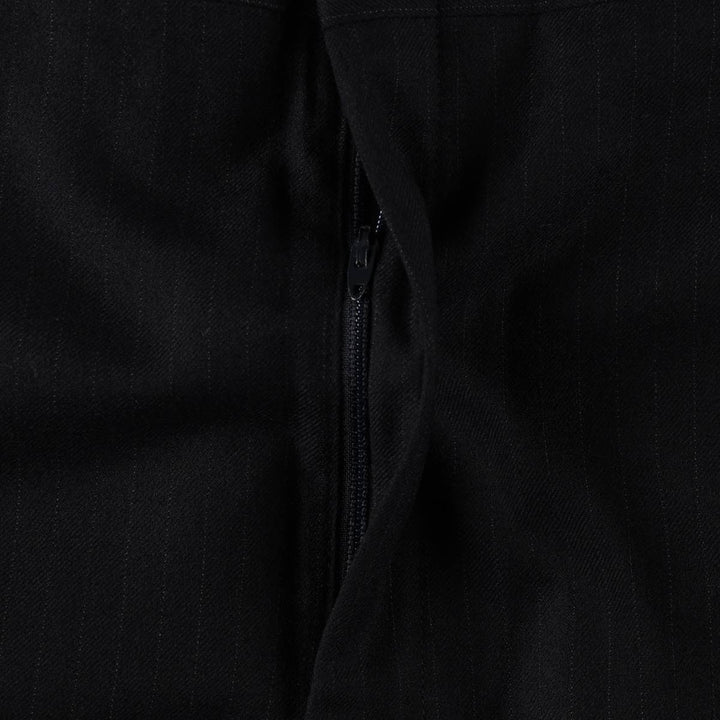 ~90'S Striped Pattern Slacks Pants, Made in USA, Men's W35 (approx.), Vintage unclear navy blue type Vintage Second Hand