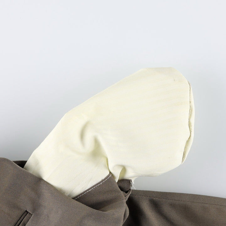 Pierre Cardin slacks, made in the USA, men's size W35 (approx.), two pleats. unclear brown type Vintage Second Hand