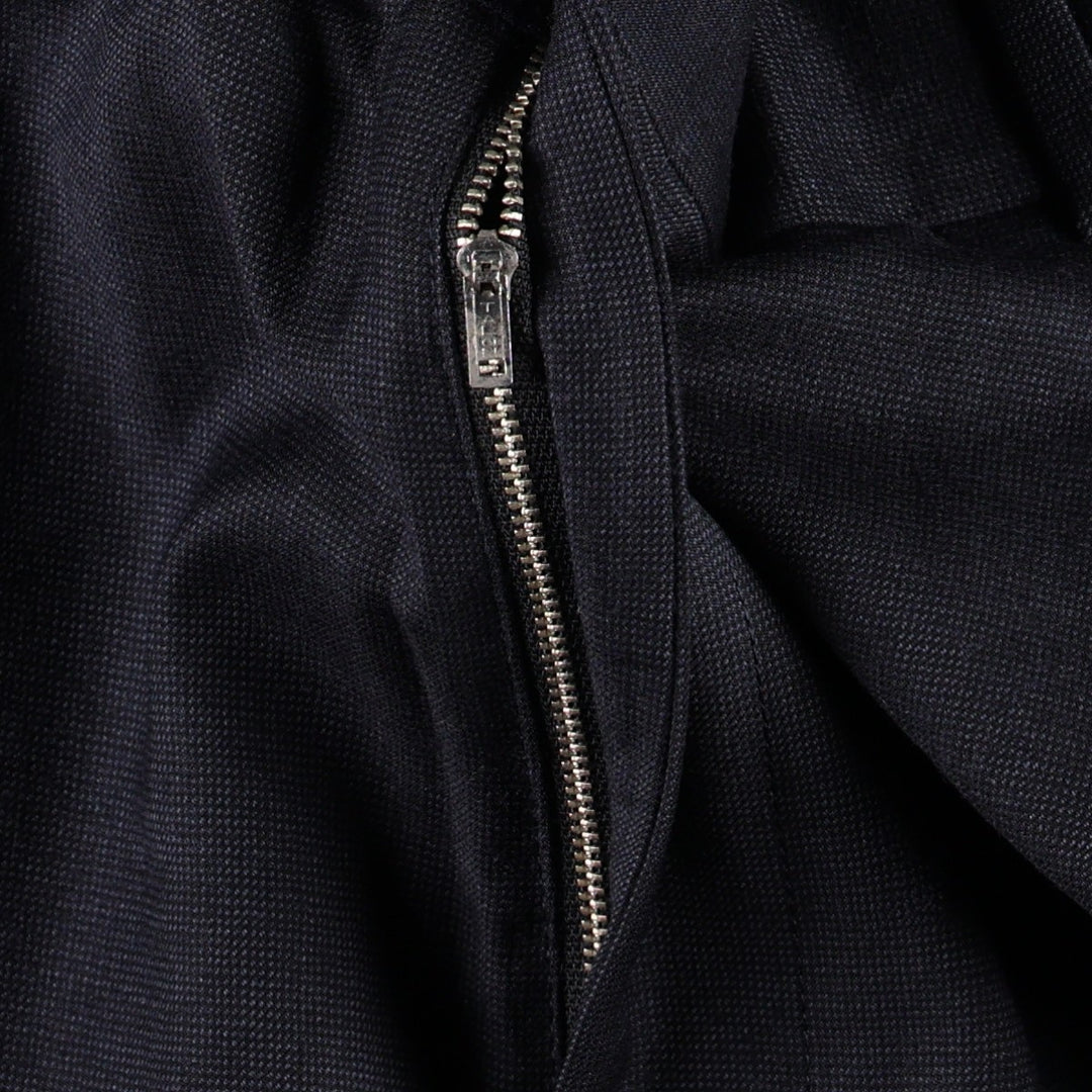 Vintage men's two-pleat slacks from the 1990s, equivalent to size W32. unclear navy blue type Vintage Second Hand