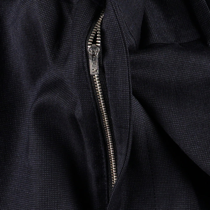 Vintage men's two-pleat slacks from the 1990s, equivalent to size W32. unclear navy blue type Vintage Second Hand