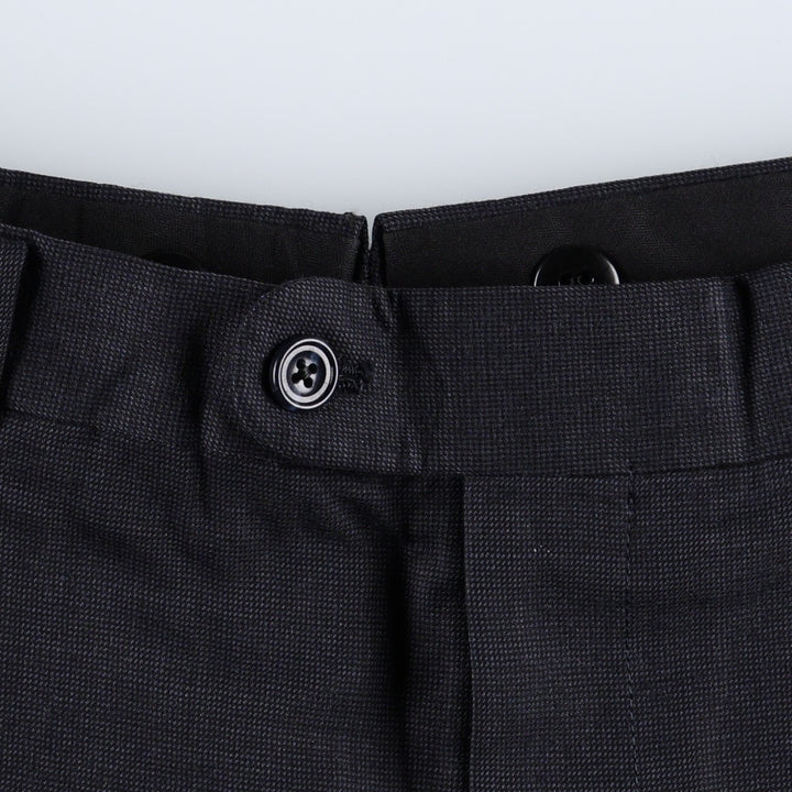 Vintage men's two-pleat slacks from the 1990s, equivalent to size W32. unclear navy blue type Vintage Second Hand