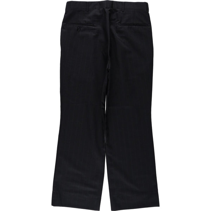 Vintage men's two-pleat slacks from the 1990s, equivalent to size W32. unclear navy blue type Vintage Second Hand