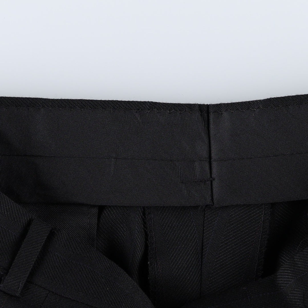 Vintage men's two-pleat slacks from the 1990s, equivalent to size W32. unclear navy blue type Vintage Second Hand
