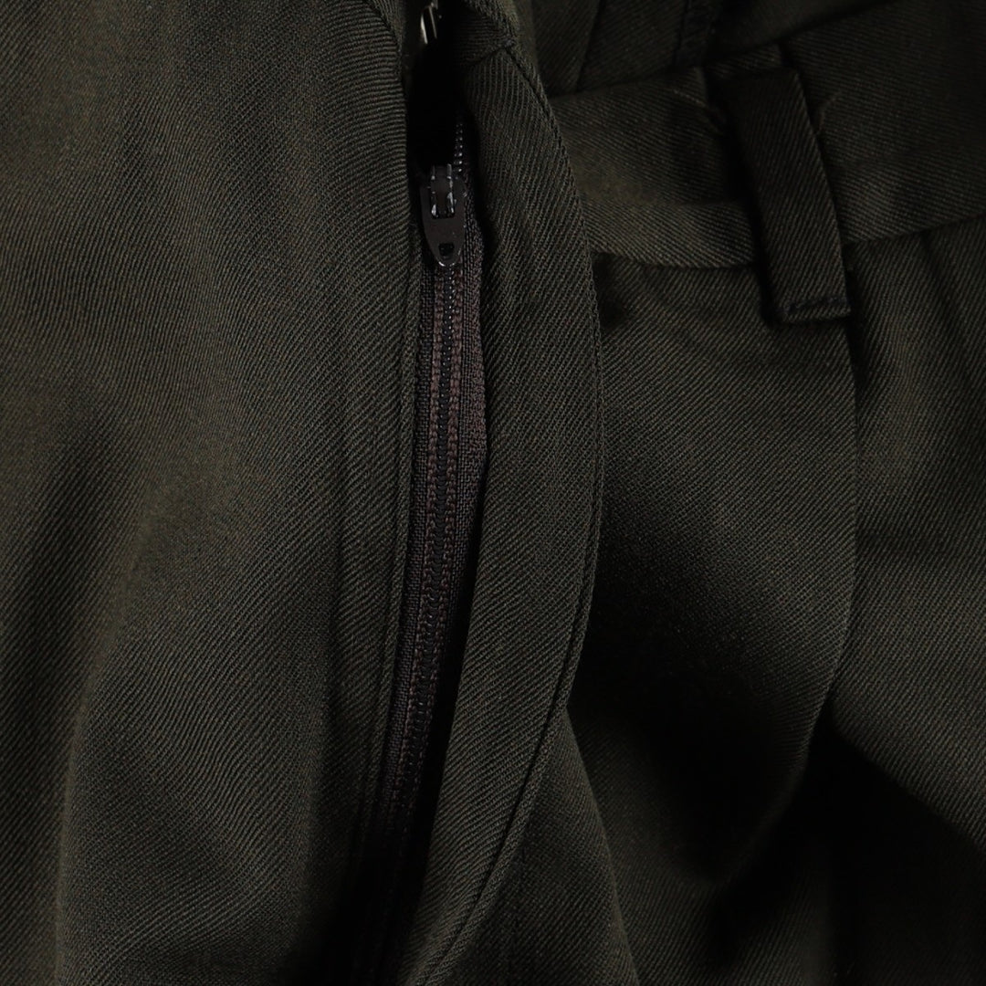 Pierre Cardin Two-pleat slacks for men, size W32 unclear Green type dark green Vintage Second Hand