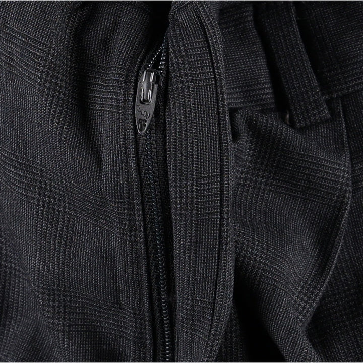 Burberry's Glen Plaid Two-Pleat Slacks Pants, Men's W32 (approx.), Vintage unclear Charcoal Vintage Second Hand