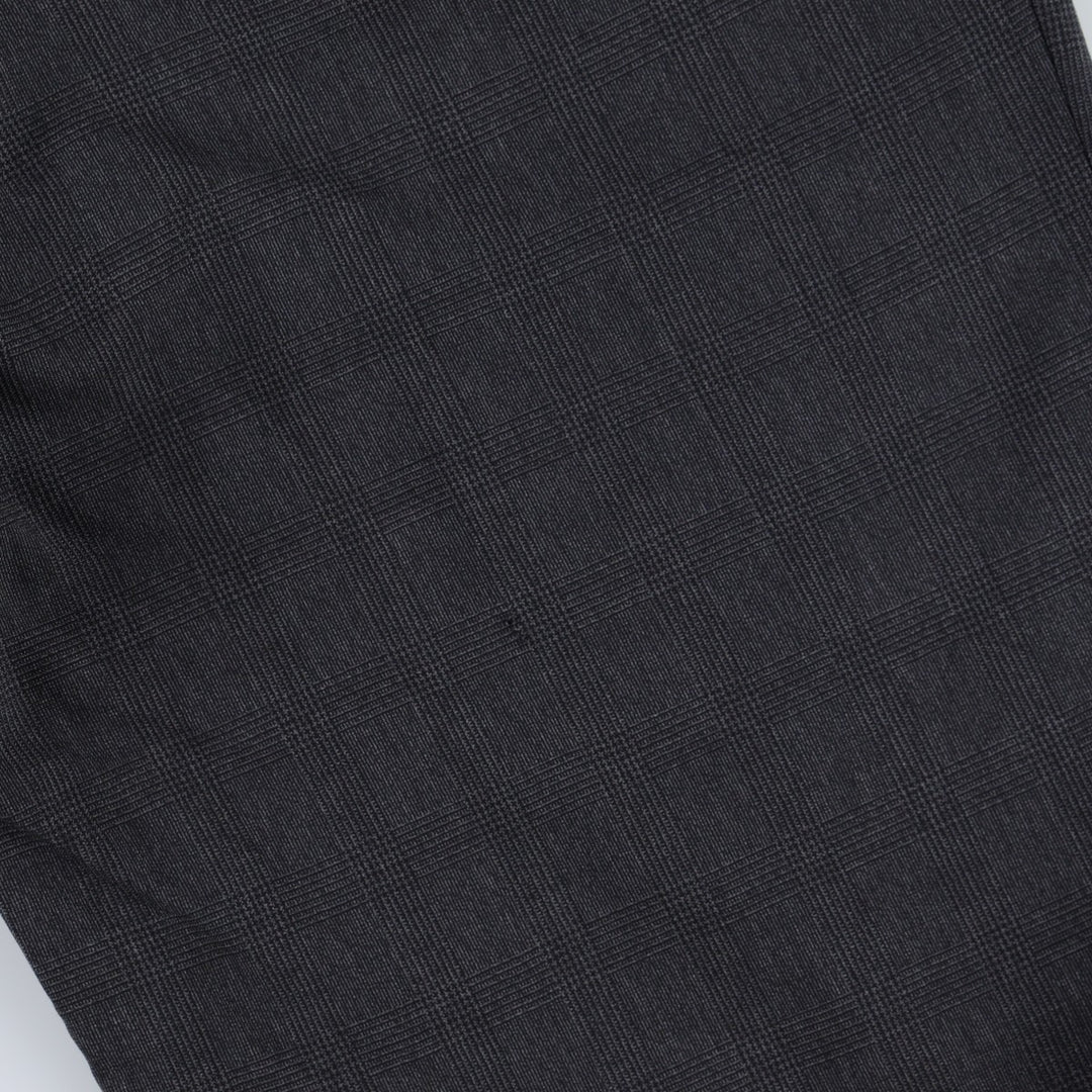 Burberry's Glen Plaid Two-Pleat Slacks Pants, Men's W32 (approx.), Vintage unclear Charcoal Vintage Second Hand