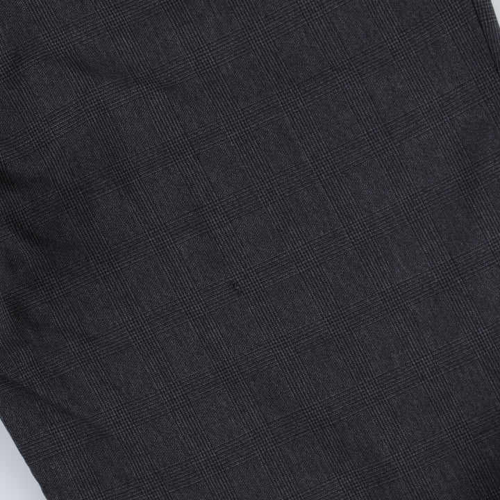 Burberry's Glen Plaid Two-Pleat Slacks Pants, Men's W32 (approx.), Vintage unclear Charcoal Vintage Second Hand