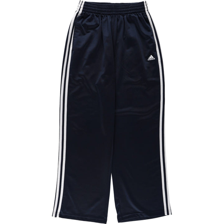 Adidas Track Pants, Men's Size M polyester black type Vintage Second Hand