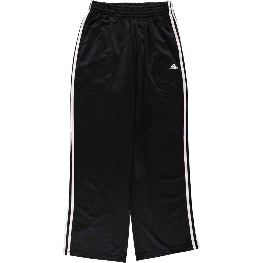 Adidas adidas jersey pants track pants men's size L polyester black type Vintage Second Hand