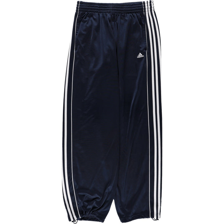 Adidas adidas jersey pants track pants men's size L polyester navy blue type Vintage Second Hand