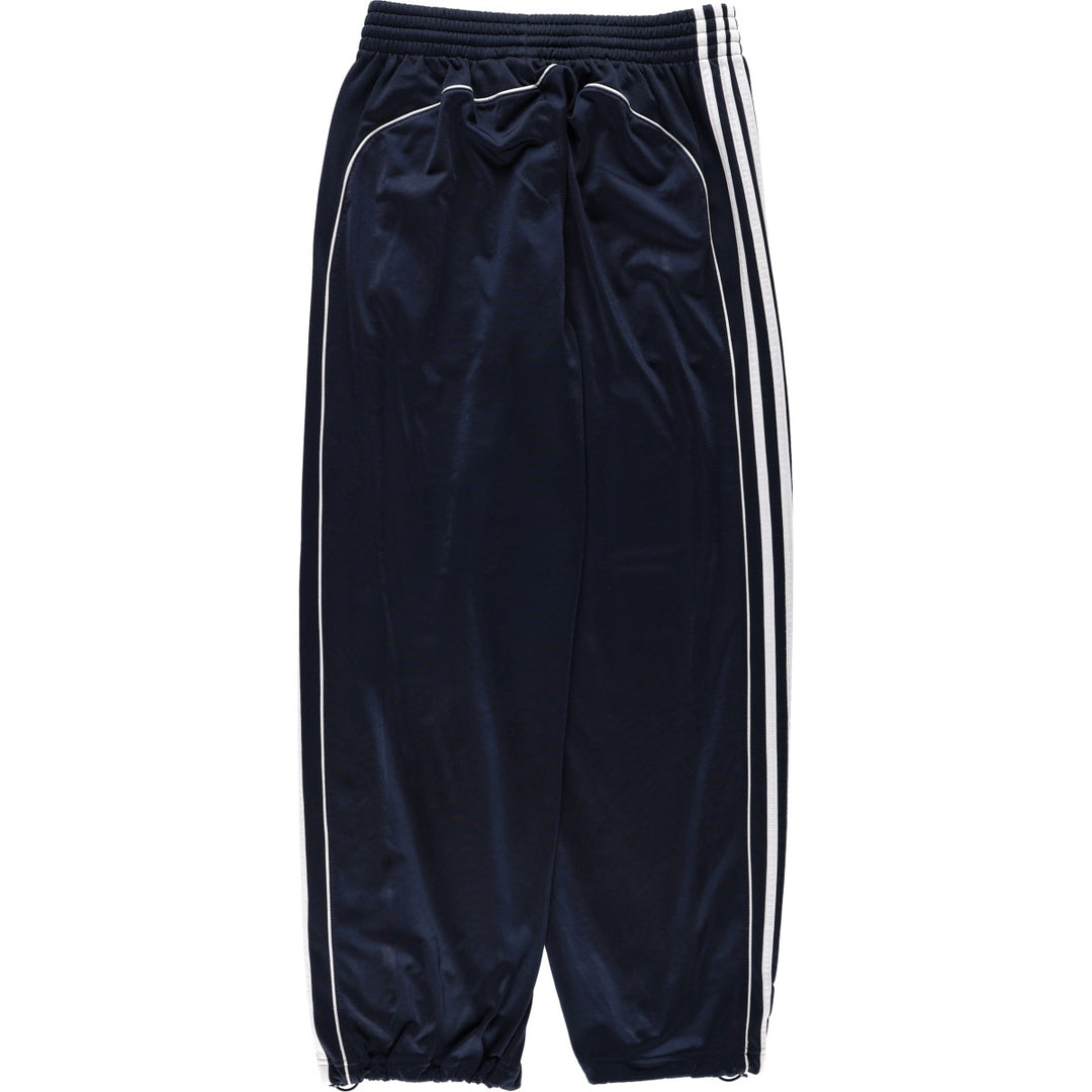 Adidas adidas jersey pants track pants men's size L polyester navy blue type Vintage Second Hand