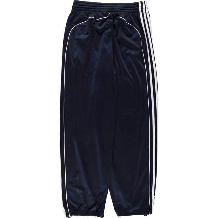 Adidas adidas jersey pants track pants men's size L polyester navy blue type Vintage Second Hand