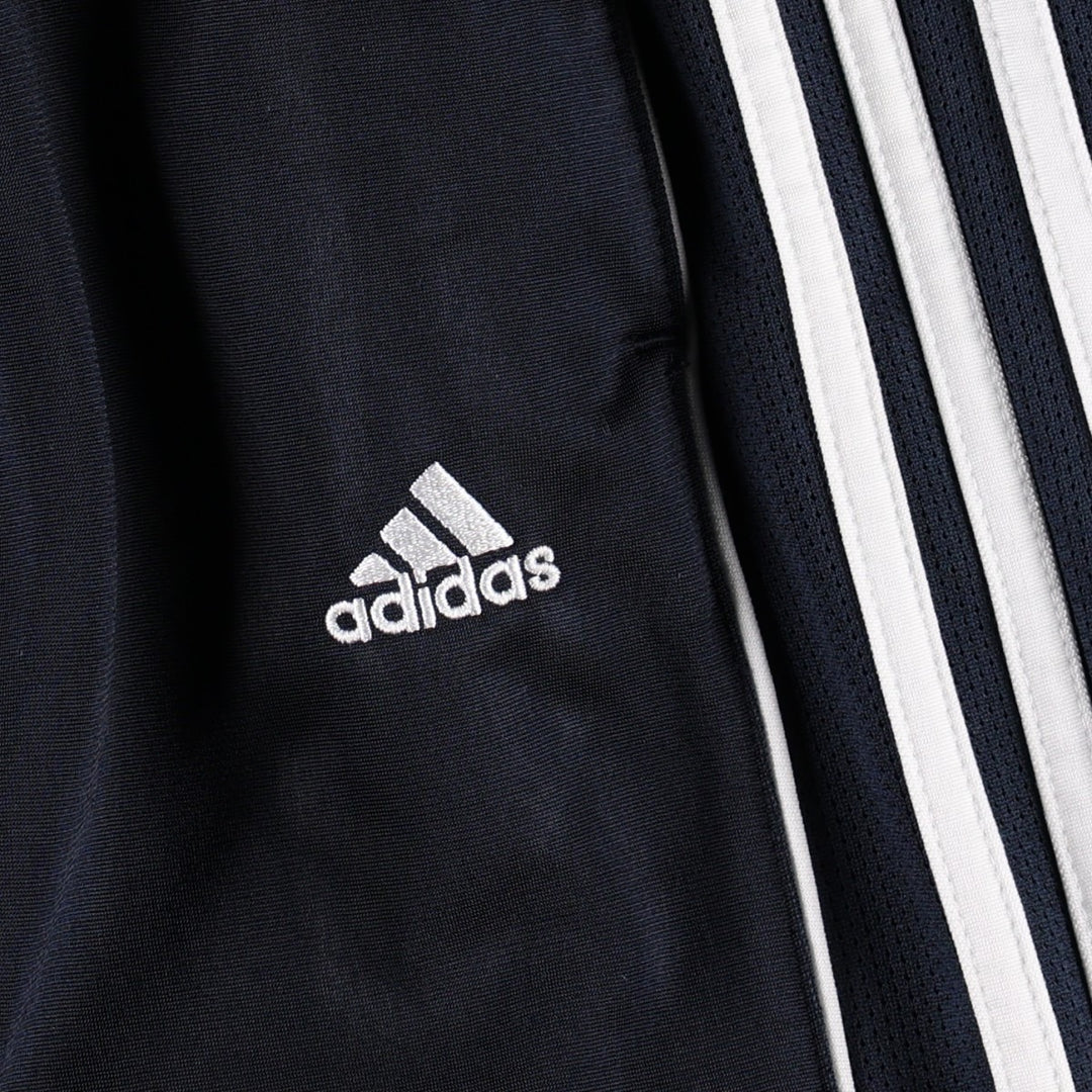Adidas adidas jersey pants track pants men's size L polyester navy blue type Vintage Second Hand