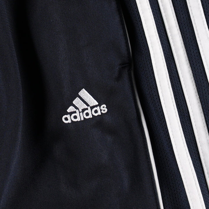 Adidas adidas jersey pants track pants men's size L polyester navy blue type Vintage Second Hand