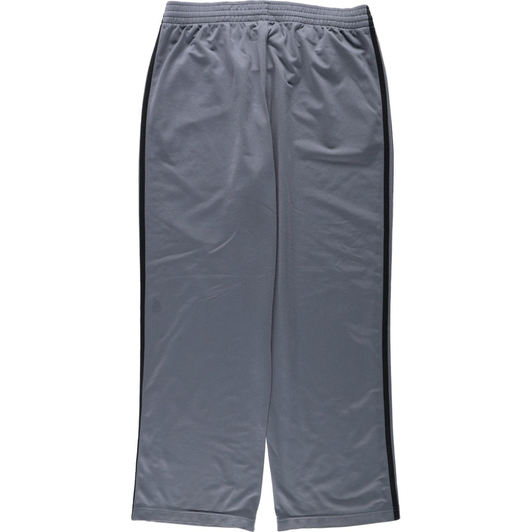 Adidas adidas jersey pants track pants men's size L polyester gray type Vintage Second Hand