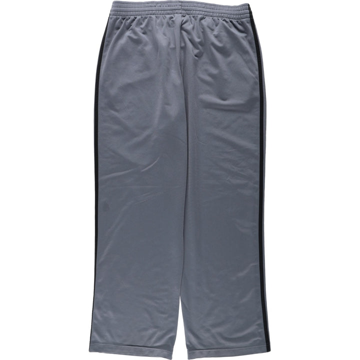 Adidas adidas jersey pants track pants men's size L polyester gray type Vintage Second Hand