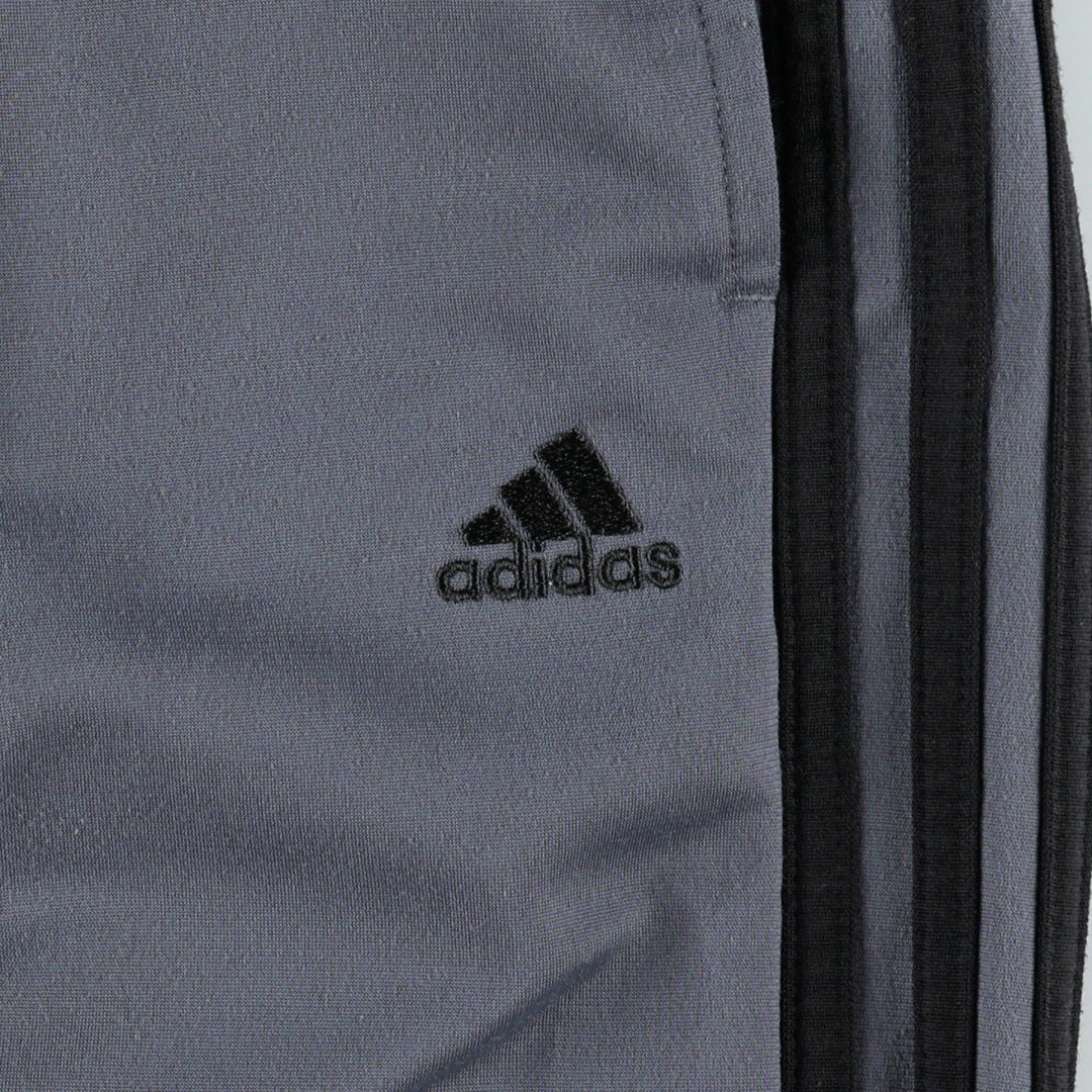 Adidas adidas jersey pants track pants men's size L polyester gray type Vintage Second Hand