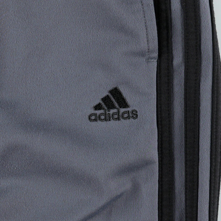 Adidas adidas jersey pants track pants men's size L polyester gray type Vintage Second Hand