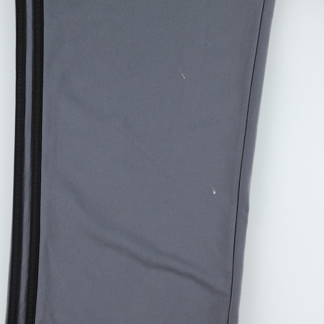 Adidas adidas jersey pants track pants men's size L polyester gray type Vintage Second Hand
