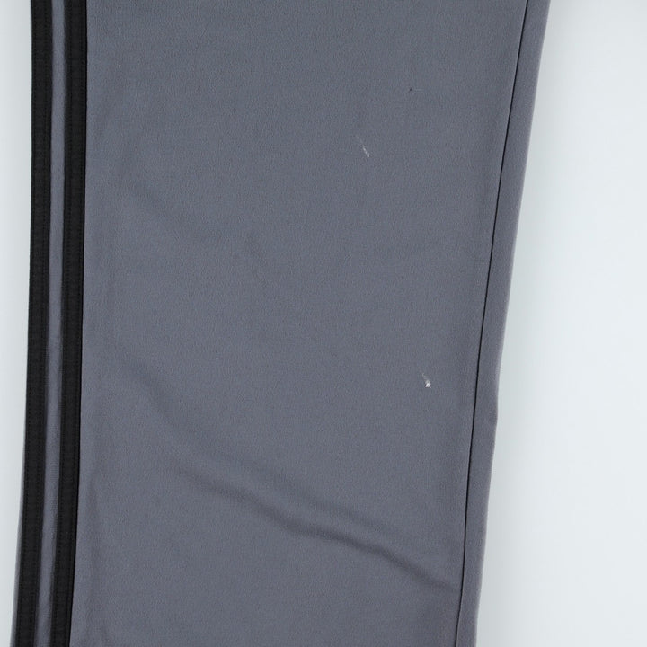Adidas adidas jersey pants track pants men's size L polyester gray type Vintage Second Hand