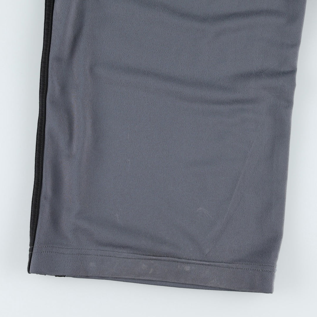 Adidas adidas jersey pants track pants men's size L polyester gray type Vintage Second Hand