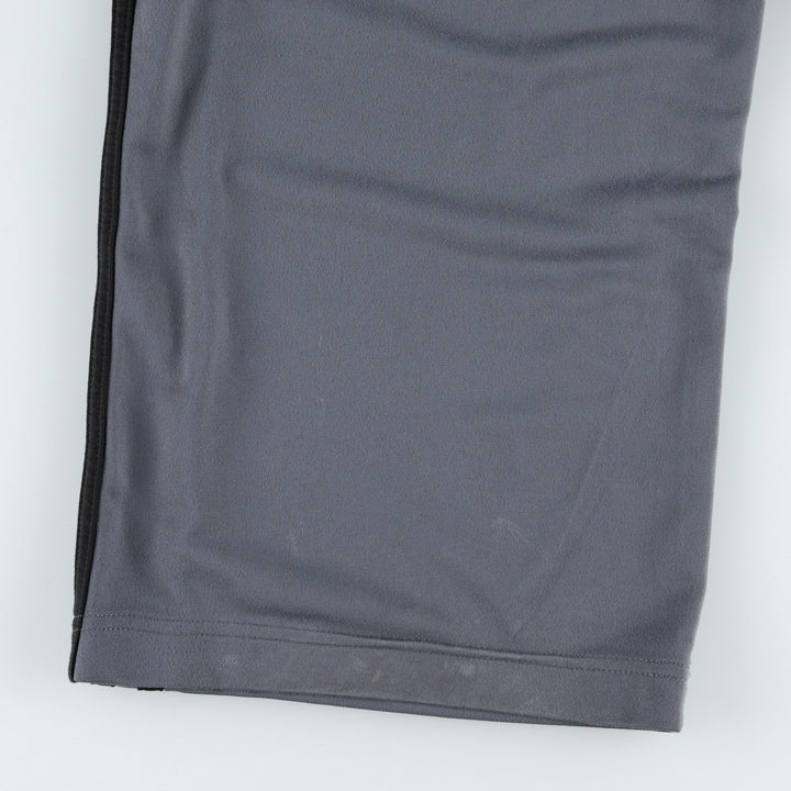 Adidas adidas jersey pants track pants men's size L polyester gray type Vintage Second Hand