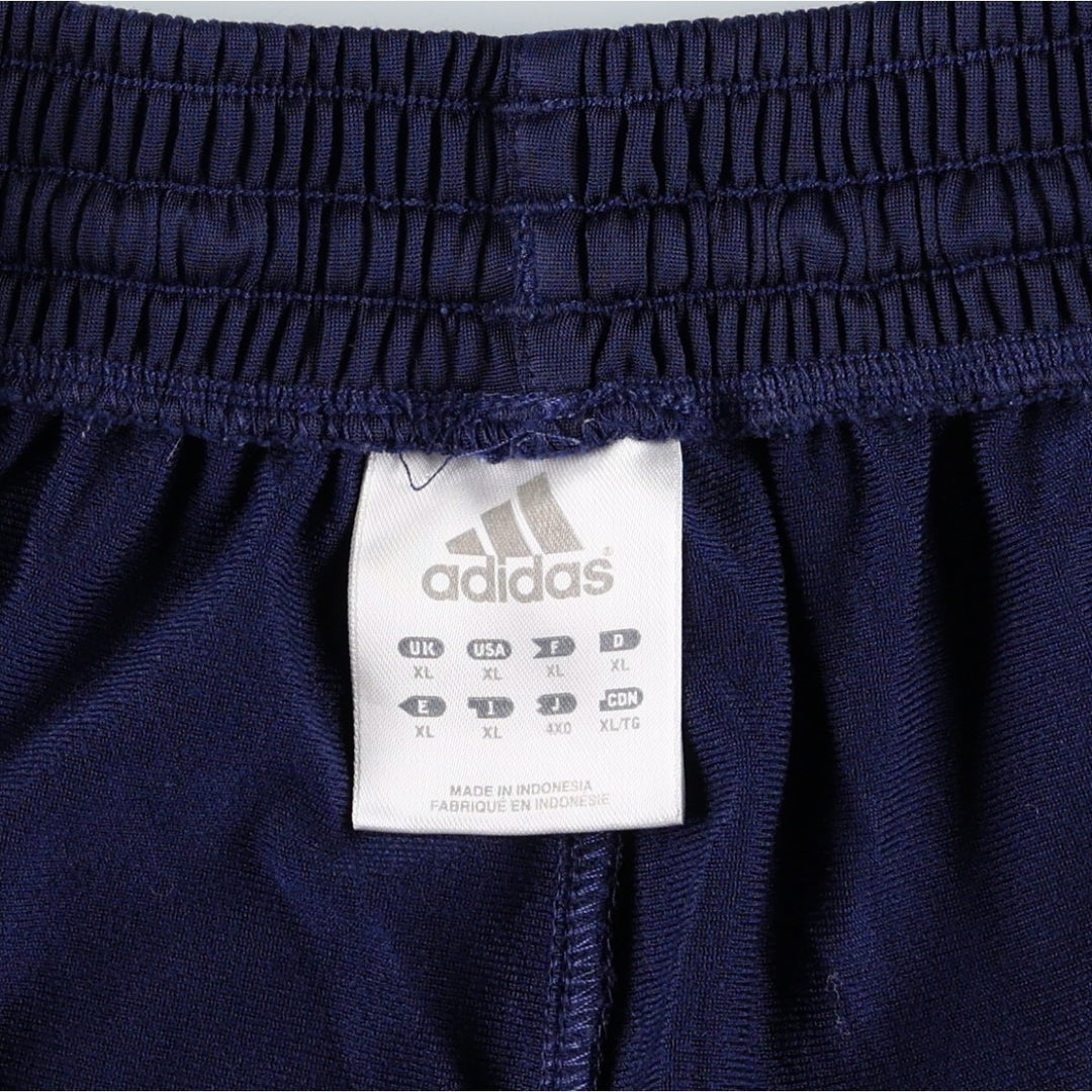Adidas Track Pants, Men's XL polyester navy blue type Vintage Second Hand