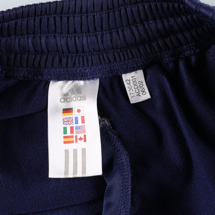 Adidas Track Pants, Men's XL polyester navy blue type Vintage Second Hand