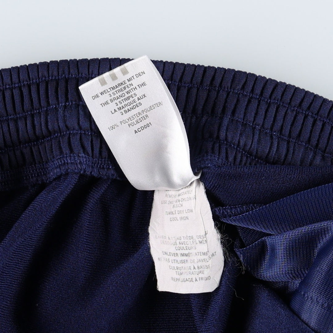 Adidas Track Pants, Men's XL polyester navy blue type Vintage Second Hand