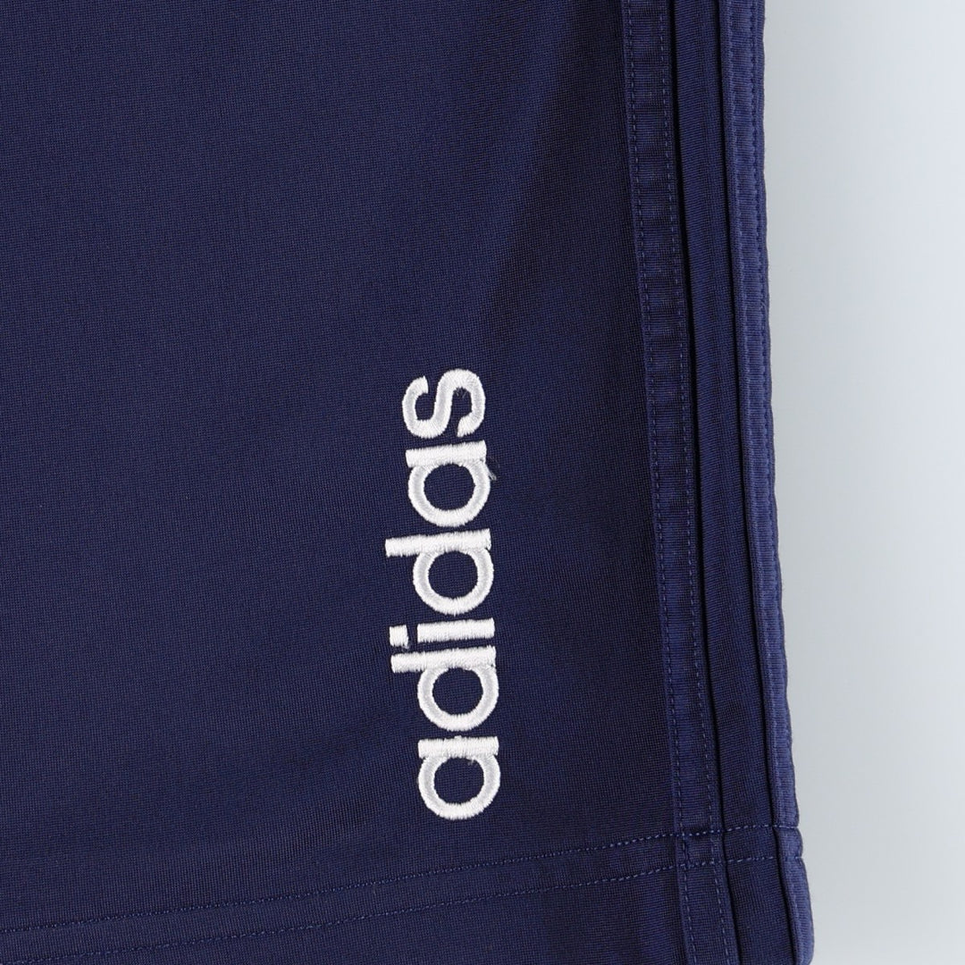 Adidas Track Pants, Men's XL polyester navy blue type Vintage Second Hand