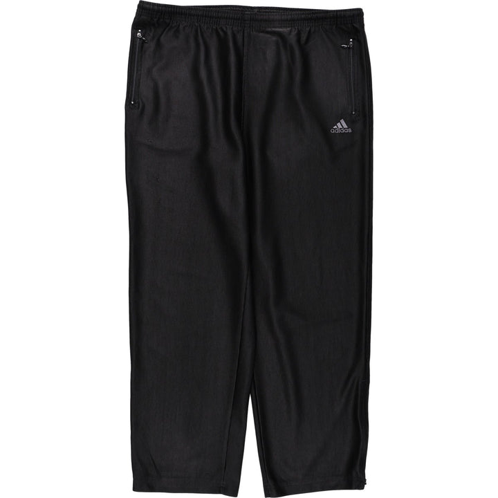 90'S Adidas track pants, men's size M (approx.) polyester black type Vintage Second Hand
