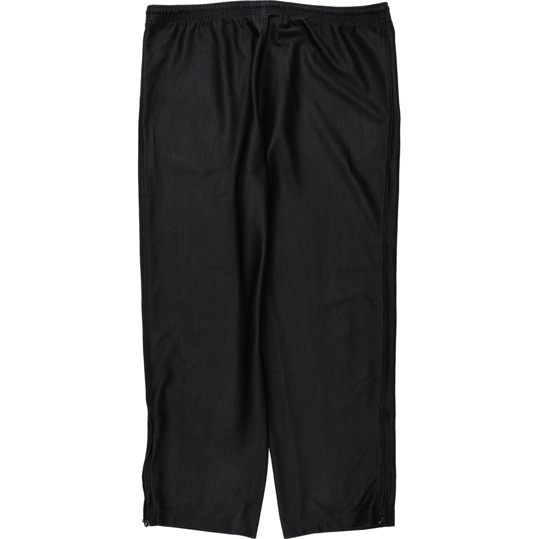 90'S Adidas track pants, men's size M (approx.) polyester black type Vintage Second Hand