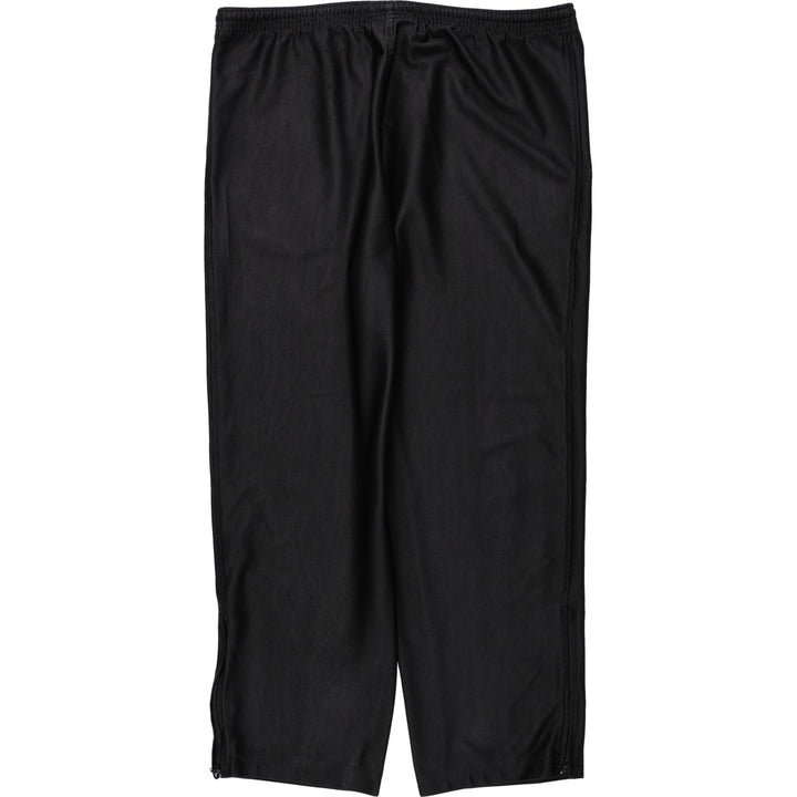 90'S Adidas track pants, men's size M (approx.) polyester black type Vintage Second Hand