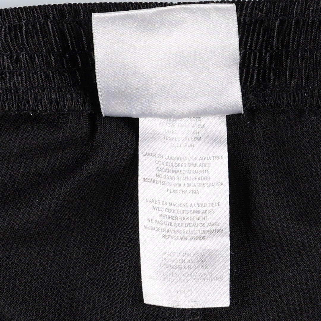 90'S Adidas track pants, men's size M (approx.) polyester black type Vintage Second Hand