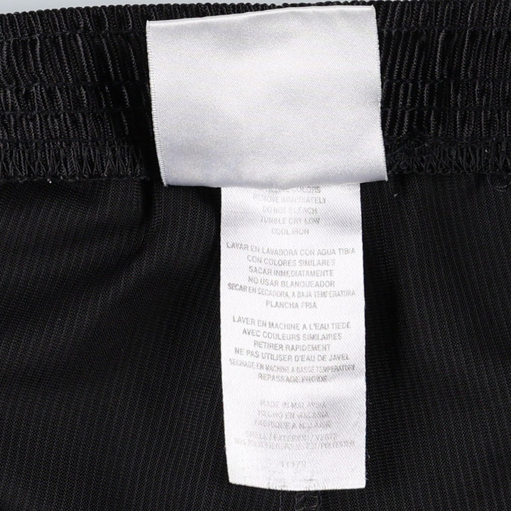 90'S Adidas track pants, men's size M (approx.) polyester black type Vintage Second Hand