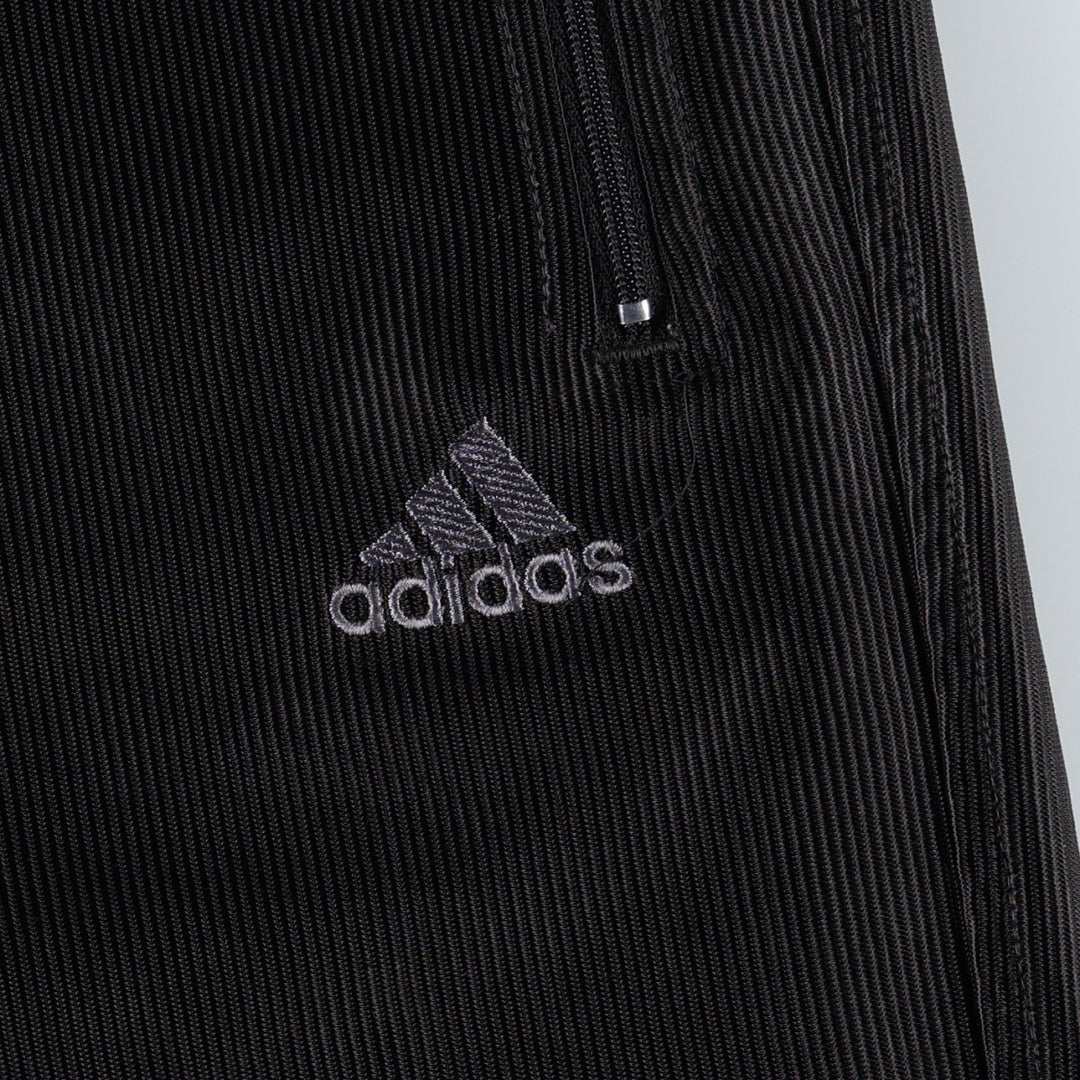 90'S Adidas track pants, men's size M (approx.) polyester black type Vintage Second Hand